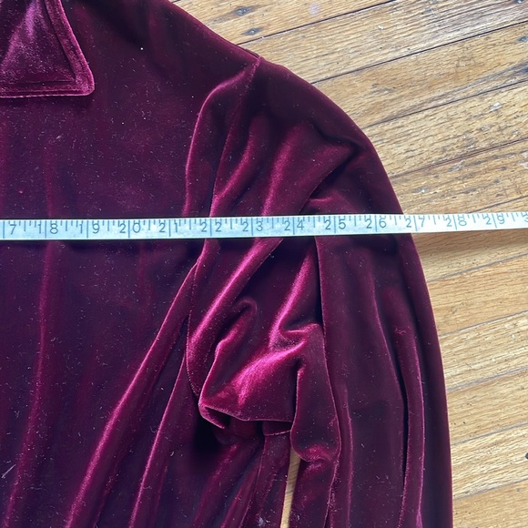 Vintage burgundy 2 piece jumpsuit - Picture 6 of 7